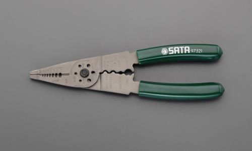 SATA Tools（サタツールズ） 215mm ワイヤーストリッパー(圧着付) 97521