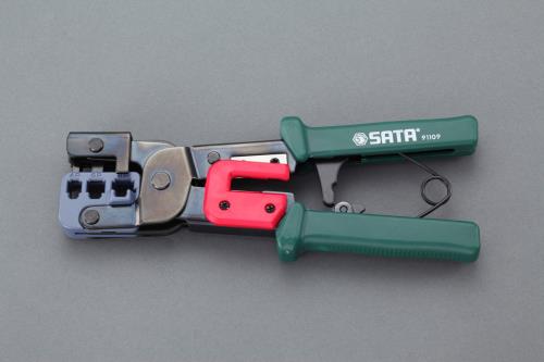 SATA Tools（サタツールズ） 4P･6P･8P 圧着ペンチ(ﾓｼﾞｭﾗｰ端子用) 91109