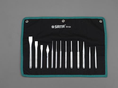 SATA Tools（サタツールズ） 13本組 タガネ･ポンチセット 09164