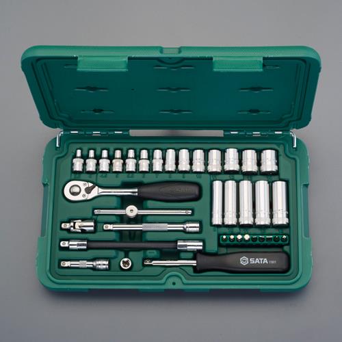 SATA Tools（サタツールズ） 1/4”DR  ソケットレンチセット 09001