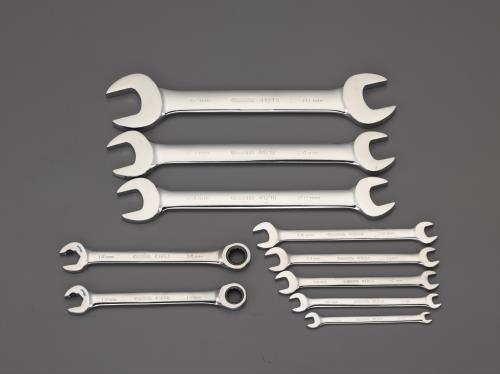SATA Tools（サタツールズ） 10本組 両口スパナ(ﾄﾚｰ入り) 09904