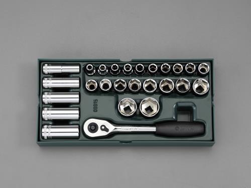 SATA Tools（サタツールズ） 1/2'DR ソケットレンチセット(ﾄﾚｰ入り) 09915