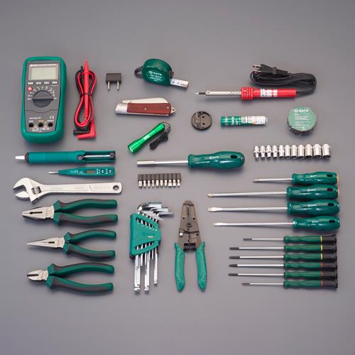 SATA Tools（サタツールズ） 電気工事用工具セット(56点) EA689SA-1A
