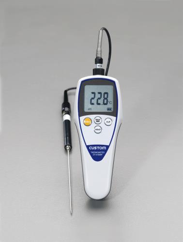 カスタム（CUSTOM） -40/+250ﾟC デジタル温度計(防水型) CT-3100WP