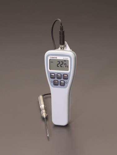 佐藤計量器製作所 -40ﾟ/+250ﾟC デジタル温度計(標準ｾﾝｻｰ付) SK-270WP