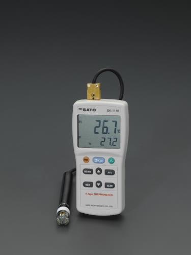 佐藤計量器製作所 -73.3 /+1371ﾟC デジタル温度計 SK-1110