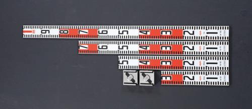 マイゾックス（myzox） 30-100cm 測量ロッド(4本組/ｱﾙﾐ製) NAR-5set