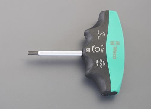 Wera（ヴェラ） 4.0mm/4.0Nm[Hex-Plus]ﾄﾙｸﾄﾞﾗｲﾊﾞｰ(Tﾊﾝﾄﾞﾙ) 005080