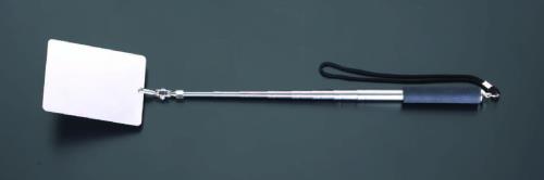 ESCO（エスコ） 100x 75mm/140-730mm 点検ミラー(ｽﾃﾝﾚｽ製) EA724RK-2