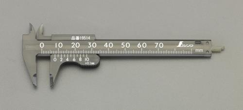 シンワ測定 100mm ノギス(ﾌﾟﾗｽﾁｯｸ製) 19515