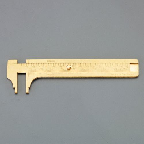 ESCO（エスコ） 100mm ノギス(真鍮製) EA725-51