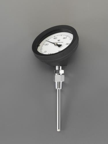 佐藤計量器製作所 0- 50℃/ 50mm バイメタル式温度計 BM-R-100P