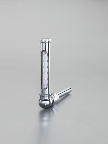 ESCO（エスコ） 0-100ﾟC/ 50mm 温度計･丸型保護枠付(L型) EA727AD-17