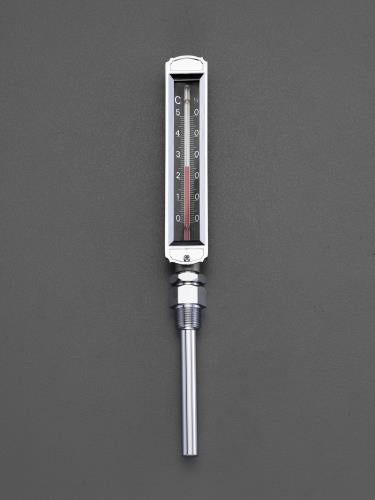 ESCO（エスコ） 0 -50ﾟC/150mm 温度計･平型保護枠付(直型) EA727AD-26