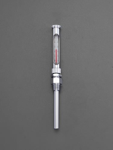 ESCO（エスコ） 0-100ﾟC/100mm 温度計･丸型保護枠付(直型) EA727AD-8