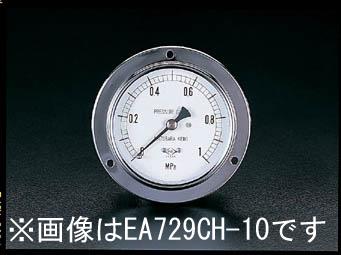 ESCO（エスコ） G 3/8'/ 75/ 98mm/0-1.5MPa 埋込み型圧力計 EA729CH-15