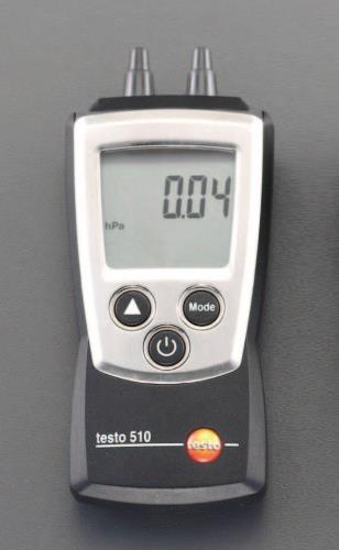 テストー（testo） 0〜+100hPa 差圧計 05630510（testo510）