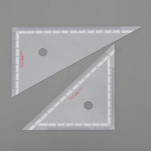 ESCO（エスコ） 120mm 三角定規セット EA736AB-2