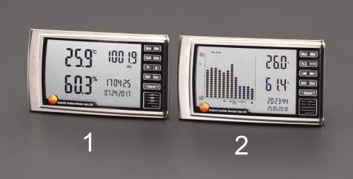 テストー（testo） デジタル最高最低温度･湿度･気圧計 05606220（testo622）