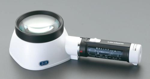 ESCO（エスコ） x3.5/80mm  ルーペ(ﾗｲﾄ付) EA756AG-10A