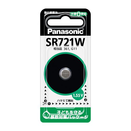 パナソニック（Panasonic） (SR721W) 1.55V 酸化銀電池(時計用) SR721W
