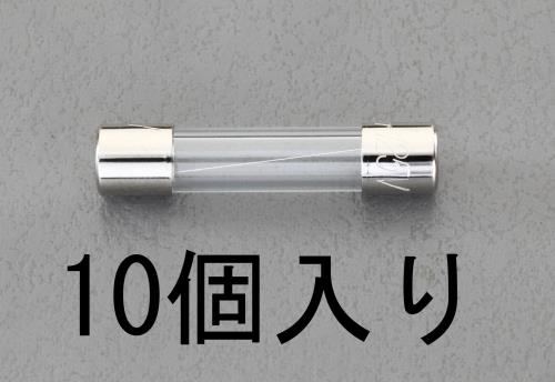 ESCO（エスコ） 250Vx0.2A/φ6.4mm 管ヒューズ(10本) EA758ZZ-0.2