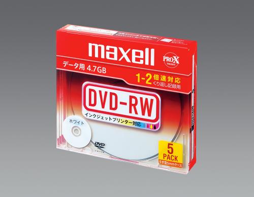 ESCO（エスコ） 4.7GB ＤＶＤ-ＲＷ(2倍速/5枚) EA759GS-20B