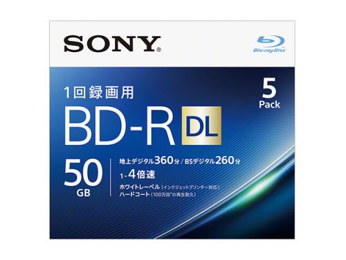 ESCO（エスコ） 50GB ＢＤ-Ｒ(ﾋﾞﾃﾞｵ用 4倍速/5枚) EA759GS-66B