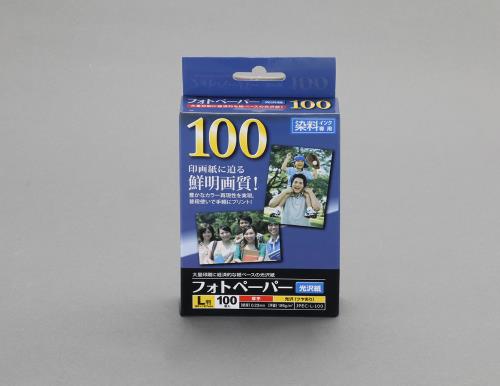 ナカバヤシ Ｌ判 フォトペーパー光沢紙(100枚) JPEC-L-100