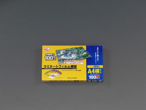 アイリスオーヤマ（IRIS OHYAMA） 303x216mm/A4 ﾗﾐﾈｰﾄﾌｨﾙﾑ(横型/100枚) LZY-A4100
