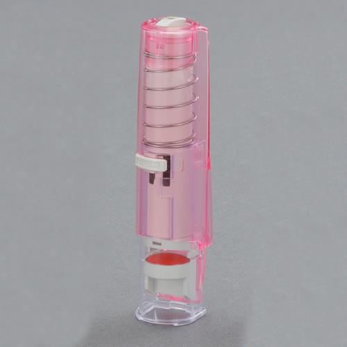 三菱鉛筆（uni） 印鑑ホルダー(朱印内蔵型/透明ﾋﾟﾝｸ) HLD2T.13