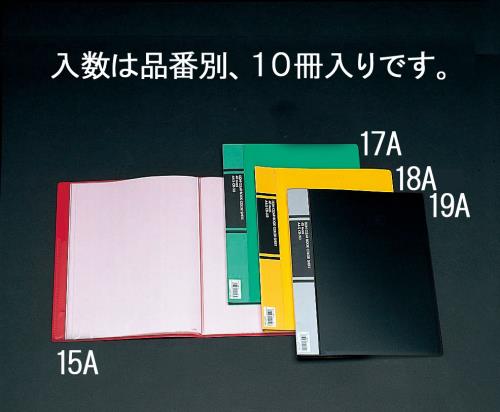 ライオン事務器（LION） Ａ４ クリアーブック(赤/10冊) 14210