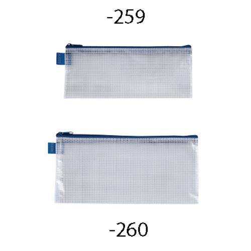 セキセイ（sedia） ﾍﾟﾝ/ 90x200mm メッシュケース(ﾌﾞﾙｰ) AZ-136P