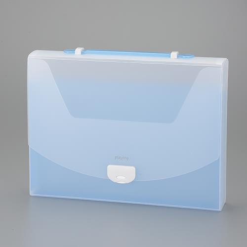 セキセイ（sedia） Ａ４/340x260mm デザインケース(ﾌﾞﾙｰ) AP-956