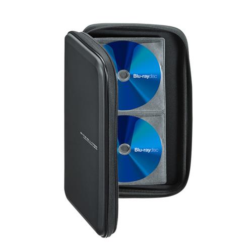 サンワサプライ 175x55x300mm CD/DVD/BDｹｰｽ(56枚/ﾌﾞﾗｯｸ) FCD-WLBD56BK