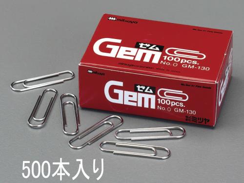 ESCO（エスコ） [ 小 /23mm] ゼムクリップ(500本) EA762FA-31