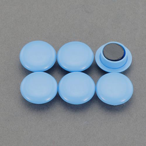 ナカバヤシ φ20mm マグネット(ﾌﾞﾙｰ/6個) CMG-N206B