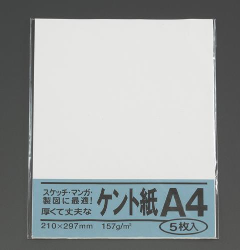 ESCO（エスコ） Ａ４判 ケント紙(5枚) EA762GB-121