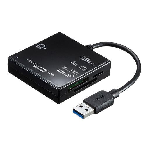 サンワサプライ USB3.0 ｶｰﾄﾞﾘｰﾀﾞｰ(ﾏﾙﾁﾀｲﾌﾟ) ADR-3ML39BKN
