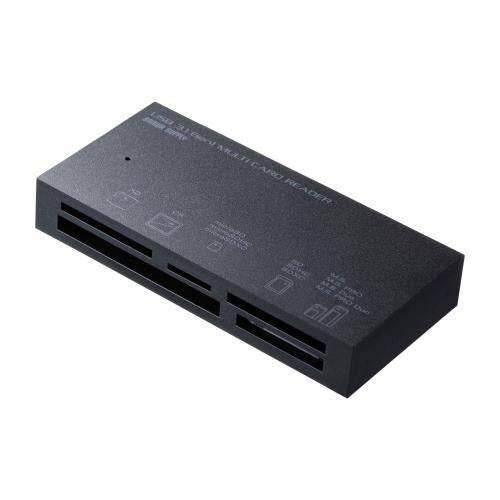サンワサプライ USB3.0 ｶｰﾄﾞﾘｰﾀﾞｰ(ﾏﾙﾁﾀｲﾌﾟ/1.2mｹｰﾌﾞﾙ付) ADR-3ML50BK