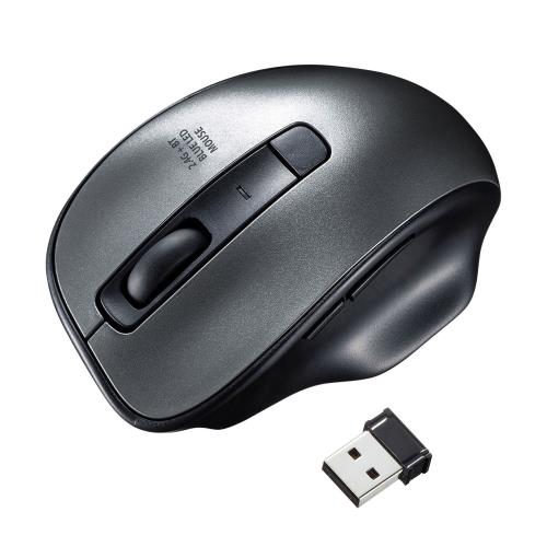 サンワサプライ [単3x1本] ﾜｲﾔﾚｽマウス(ﾚｼｰﾊﾞｰ切替式) MA-WBTBL135GM