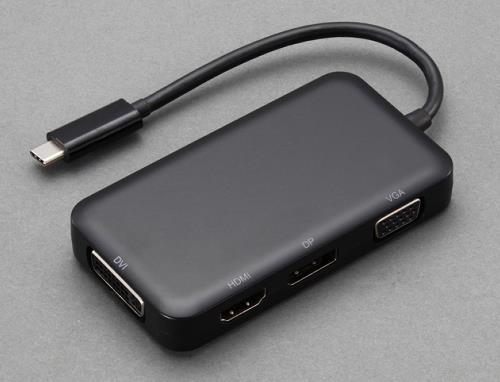 サンワサプライ 変換アダプター(USB TypeC-HDMI･他) AD-ALCHVDVDP