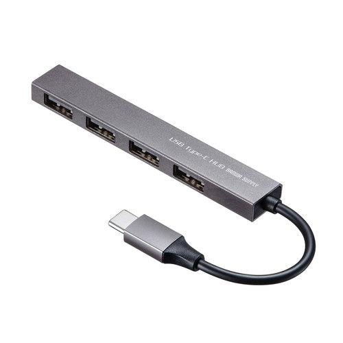 サンワサプライ [4ﾎﾟｰﾄ] ＵＳＢ２.０ハブ(Type-C) USB-2TCH23SN