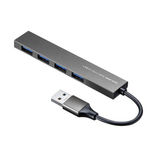 サンワサプライ [４ﾎﾟｰﾄ] ＵＳＢ3.2スリムハブ USB-3H423SN