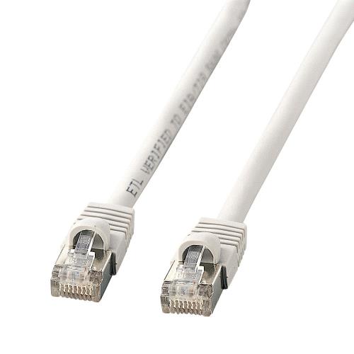 サンワサプライ 7 m LANｹｰﾌﾞﾙ(CAT5e/ﾉｲｽﾞｼｰﾙﾄﾞ処理/ｸﾞﾚｰ) KB-STP-07LN
