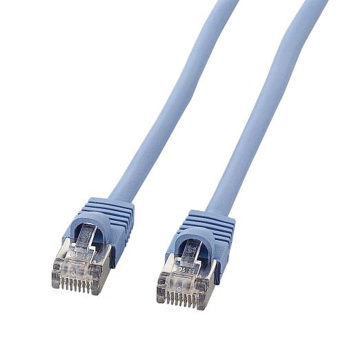 サンワサプライ 7 m LANｹｰﾌﾞﾙ(CAT5e/ﾉｲｽﾞｼｰﾙﾄﾞ処理/ﾌﾞﾙｰ) KB-STP-07LBN
