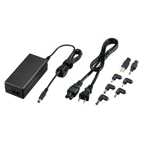 サンワサプライ AC100-250V ﾉｰﾄPC用ｱﾀﾞﾌﾟﾀｰﾏﾙﾁﾌﾟﾗｸﾞｾｯﾄ ACA-DC88ML