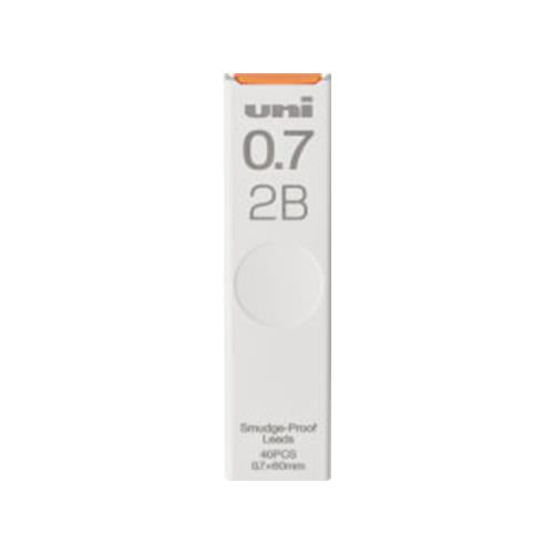 三菱鉛筆（uni） 0.7mm[2B]シャープペンシル替芯(40本) ULS07402B