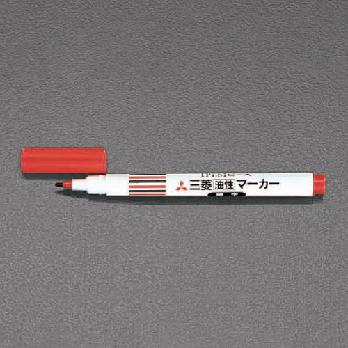 三菱鉛筆（uni） [赤/細字] 油性マーカー A5E.15