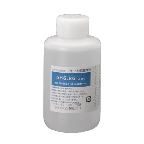 佐藤計量器製作所 PH 6.86/500ml 中性りん酸塩ｐＨ標準液 6402-10